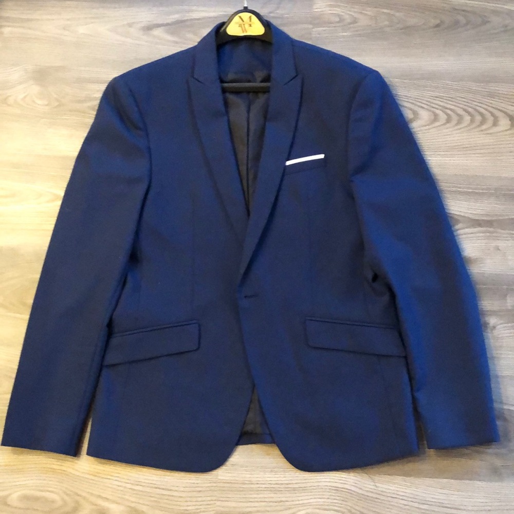 Zara Man US 44 blue blazer / suit jacket